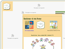 Tablet Screenshot of impegnoesolidarieta.it